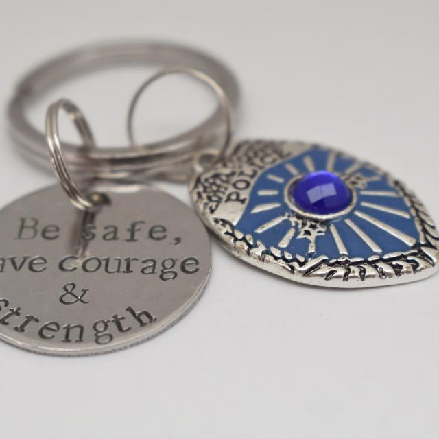 police be safe have courage and strength keychain.jpg